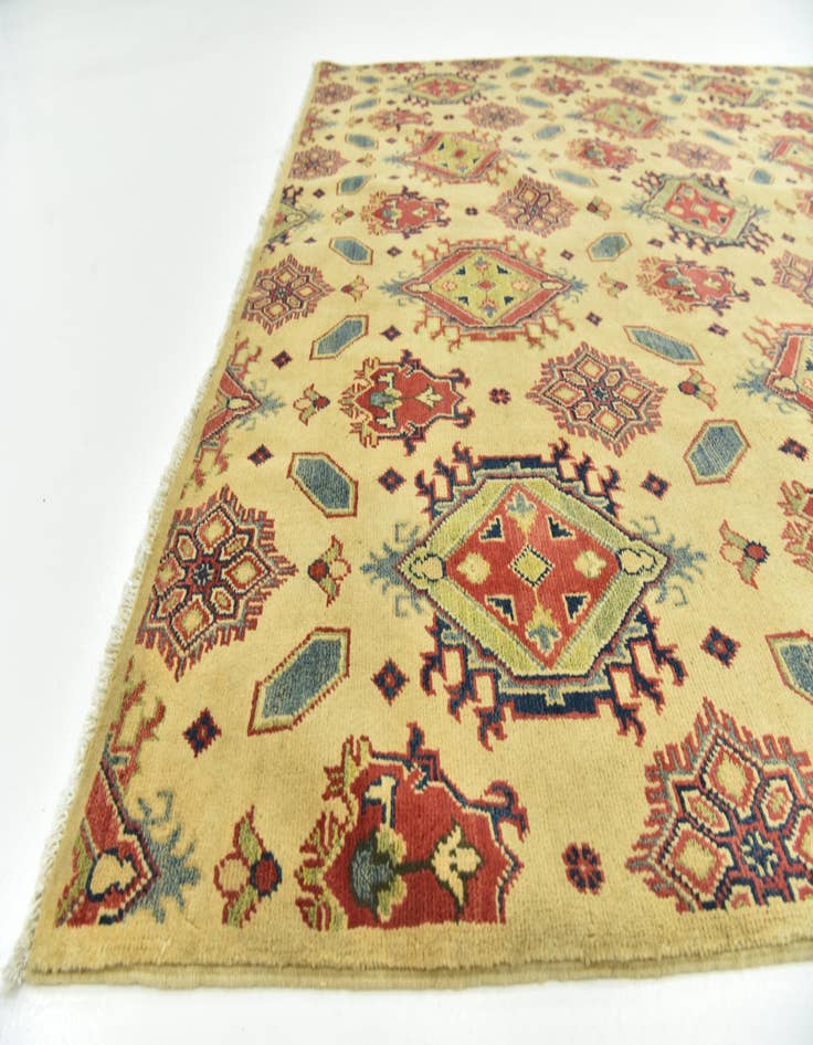 Detail image of  6' 7 x 9' 9  Hand Knotted Kazak Rug