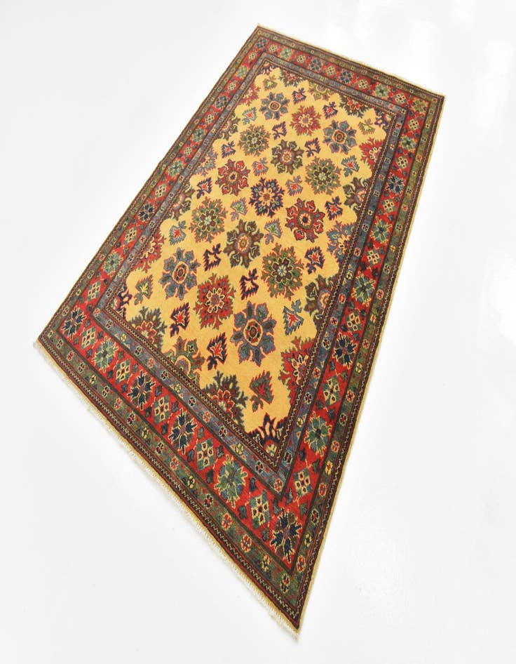 Detail image of  5' x 7'  Hand Knotted Kazak Rug