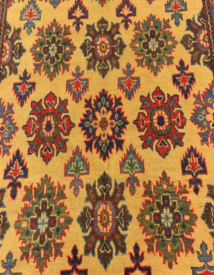 Detail image of  5' x 7'  Hand Knotted Kazak Rug