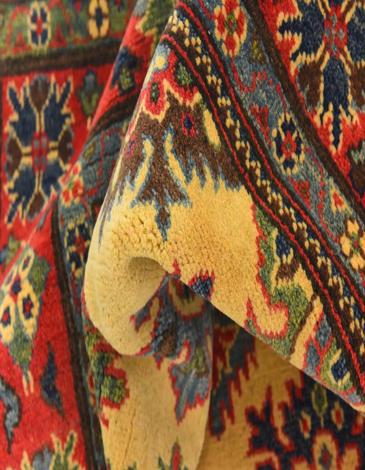 Detail image of  5' x 7'  Hand Knotted Kazak Rug
