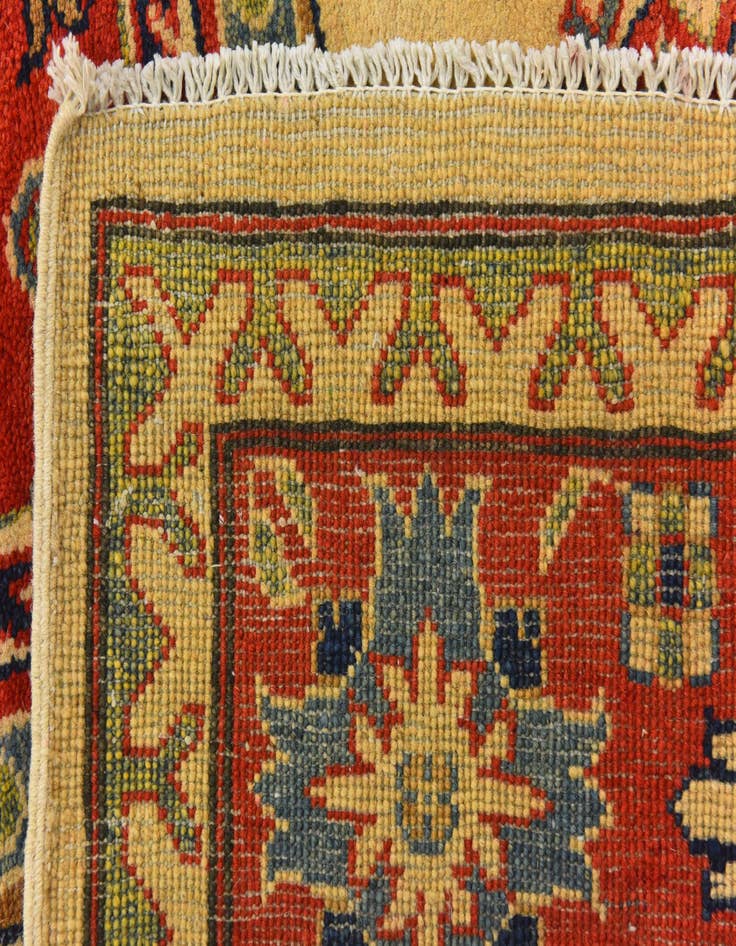 Detail image of  6' 1 x 9' 7  Hand Knotted Kazak Rug