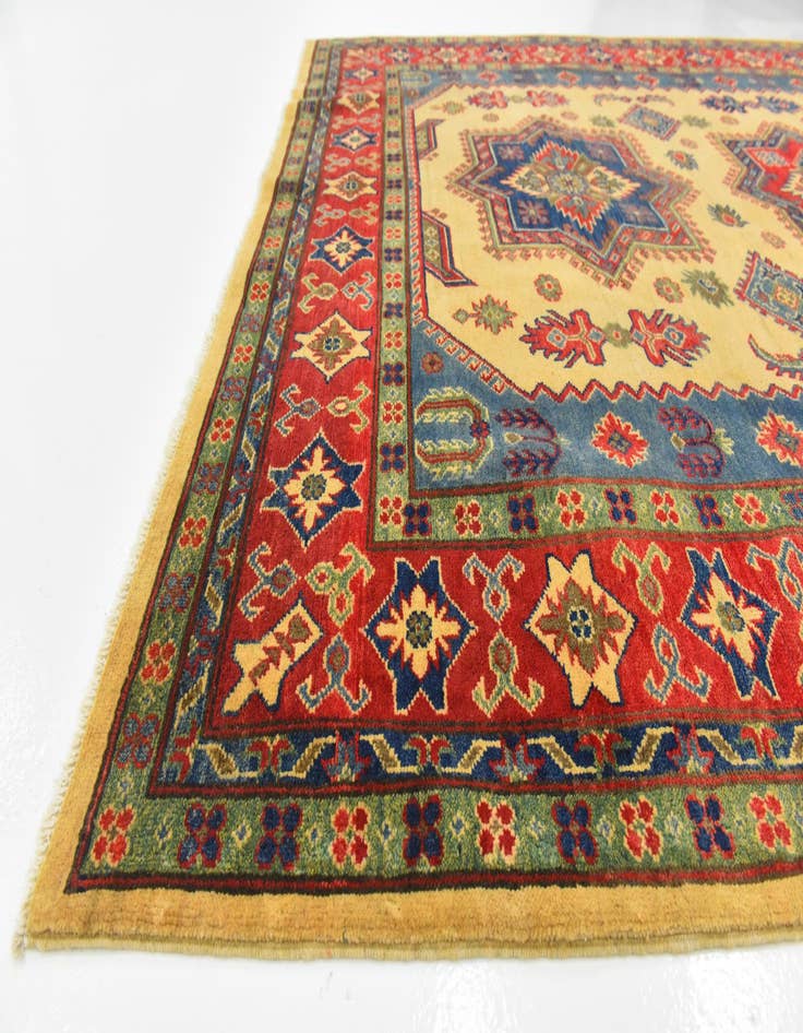 Detail image of  6' 8 x 9' 8  Hand Knotted Kazak Rug