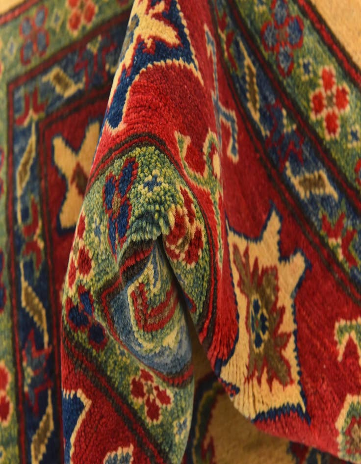 Detail image of  6' 8 x 9' 8  Hand Knotted Kazak Rug