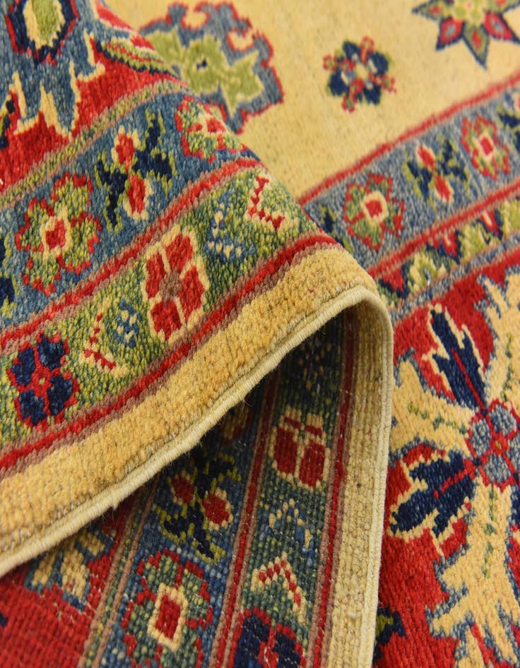 Detail image of  6' 3 x 10' 3  Hand Knotted Kazak Rug