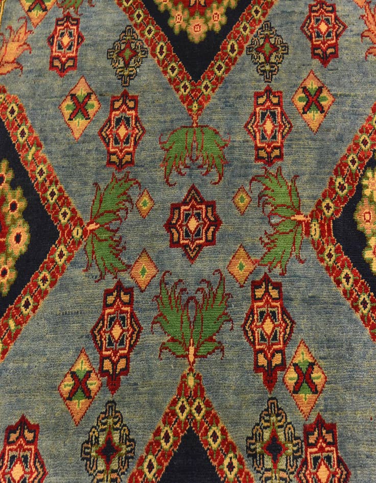 Detail image of  6' 8 x 9' 11  Hand Knotted Kazak Rug