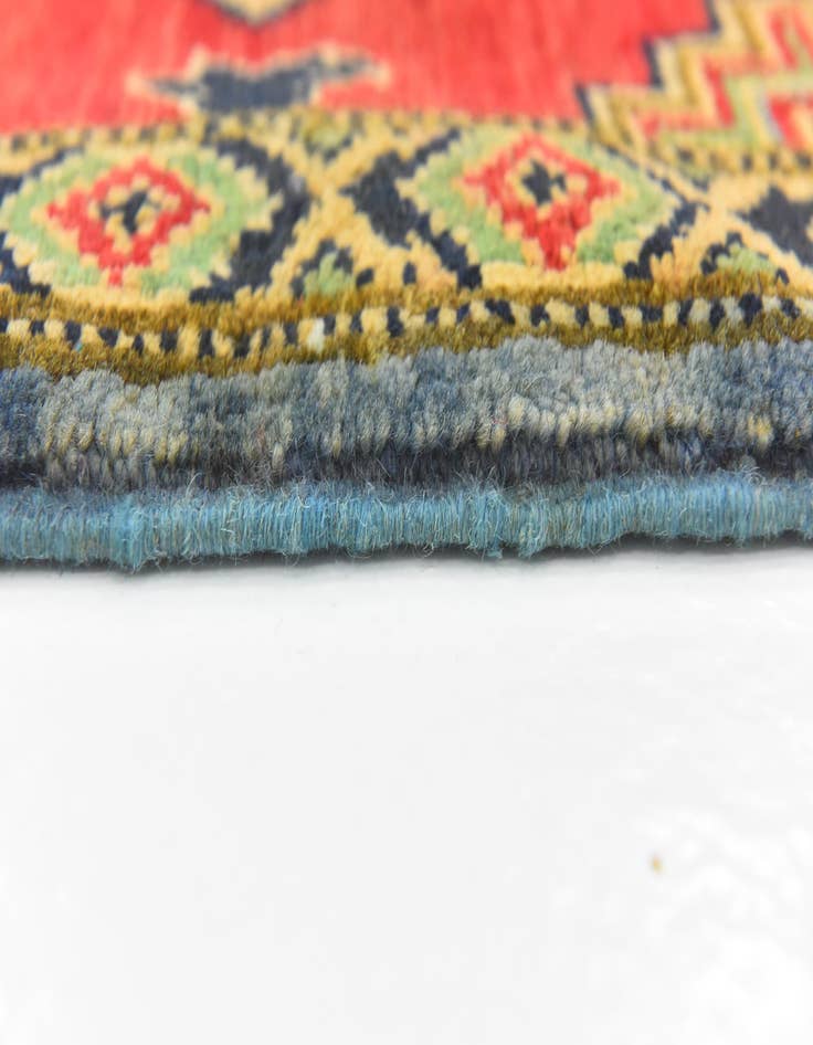 Detail image of  6' 8 x 9' 11  Hand Knotted Kazak Rug