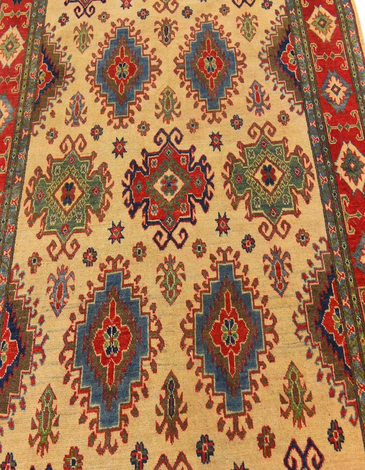 Detail image of  5' 10 x 9' 2  Hand Knotted Kazak Rug
