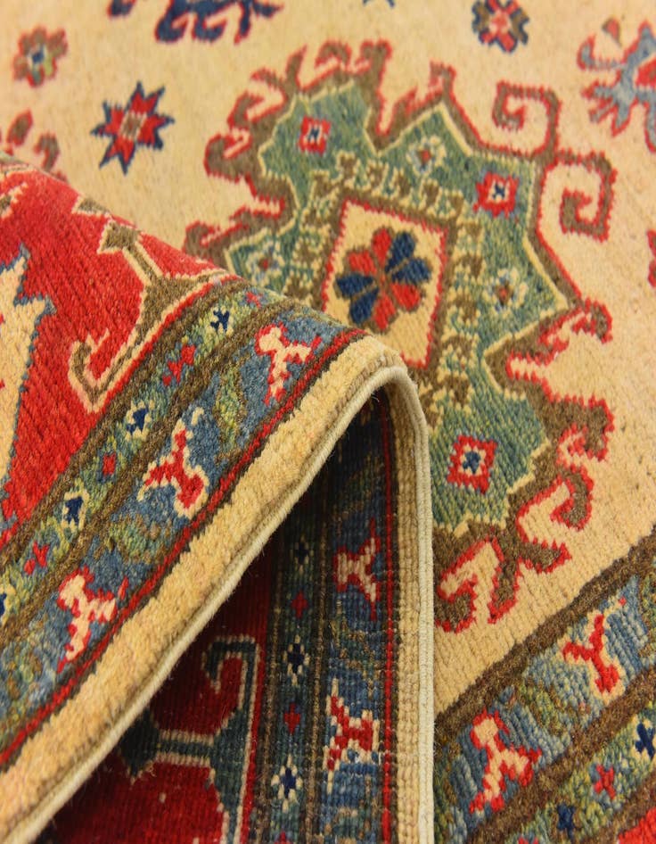 Detail image of  5' 10 x 9' 2  Hand Knotted Kazak Rug
