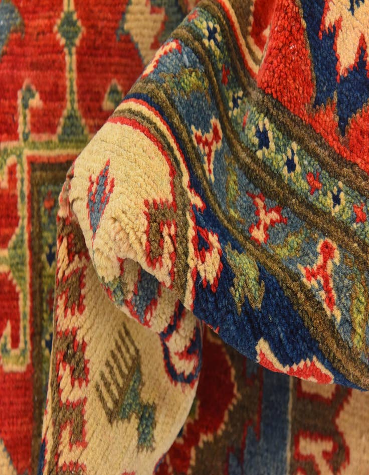 Detail image of  5' 10 x 9' 2  Hand Knotted Kazak Rug
