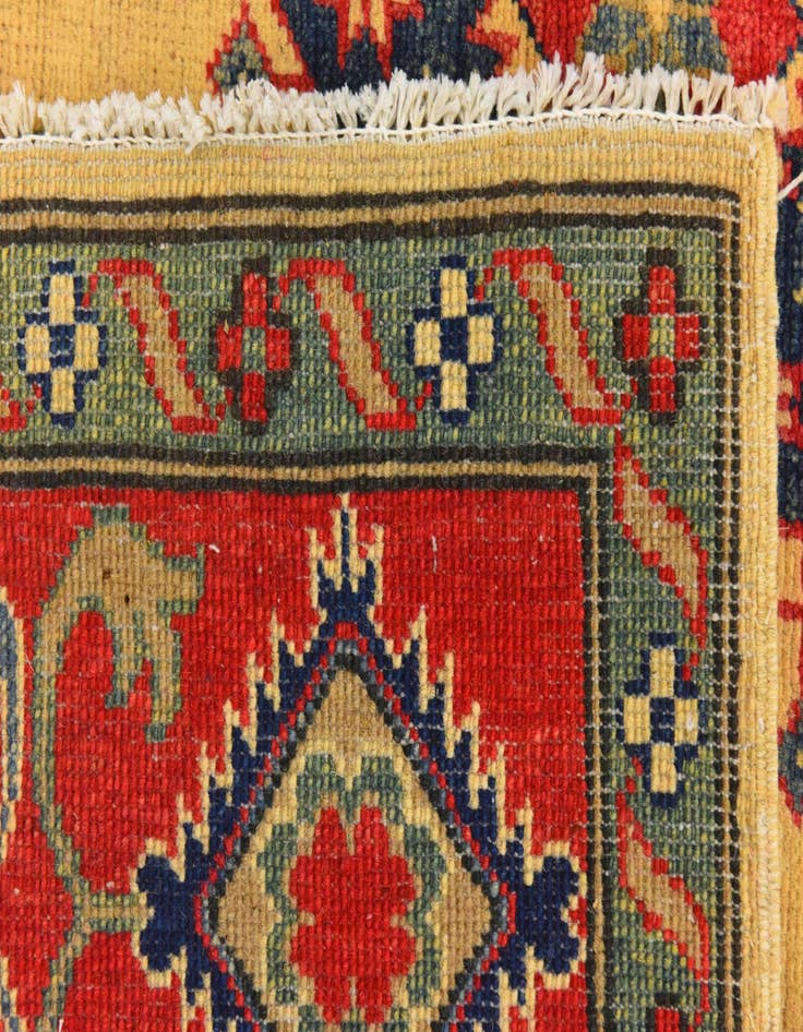 Detail image of  6' 7 x 9' 8  Hand Knotted Kazak Rug