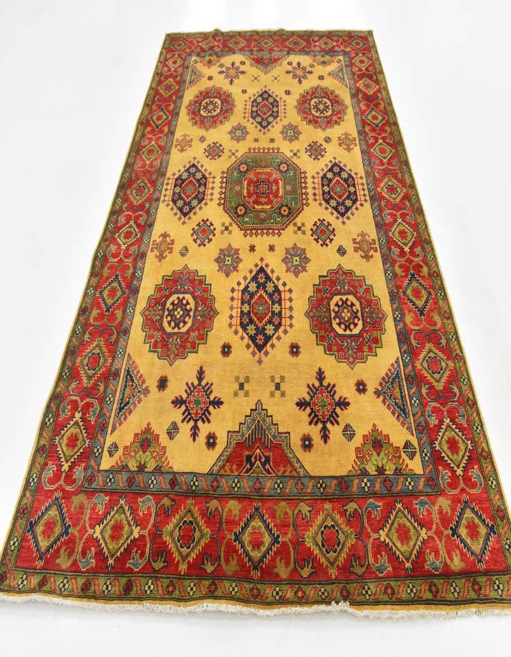 Detail image of  6' 7 x 9' 8  Hand Knotted Kazak Rug