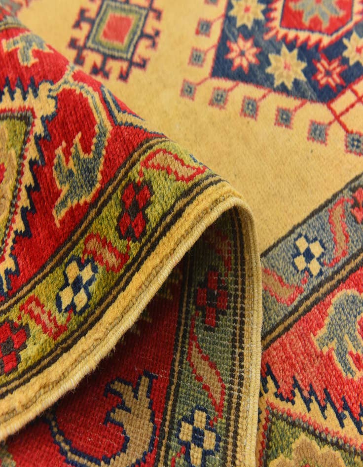 Detail image of  6' 7 x 9' 8  Hand Knotted Kazak Rug