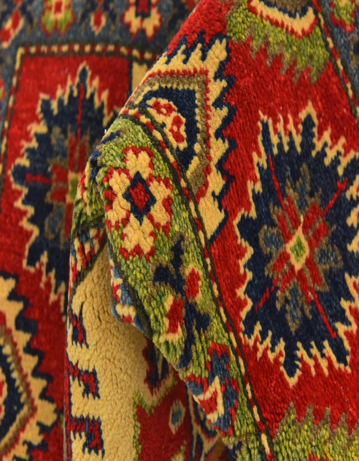 Detail image of  6' 7 x 9' 9  Hand Knotted Kazak Rug