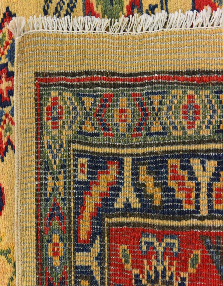 Detail image of  6' x 9' 11  Hand Knotted Kazak Rug