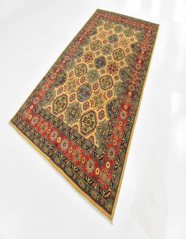 Detail image of  6' x 9' 11  Hand Knotted Kazak Rug