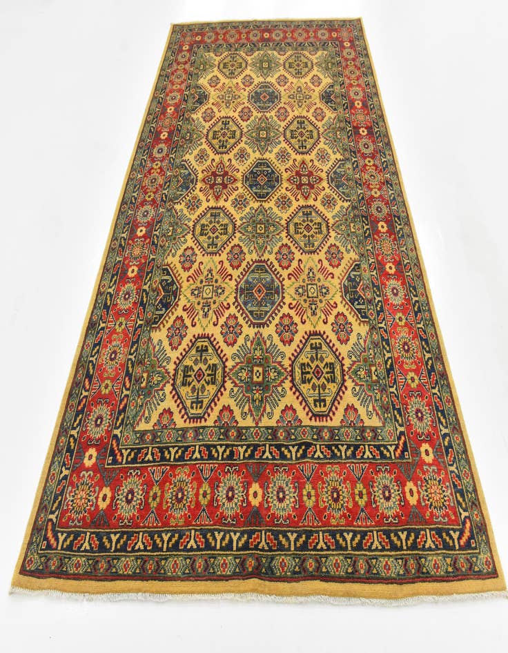 Detail image of  6' x 9' 11  Hand Knotted Kazak Rug