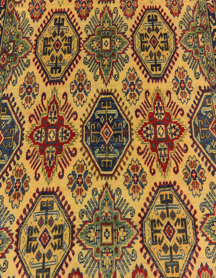 Detail image of  6' x 9' 11  Hand Knotted Kazak Rug
