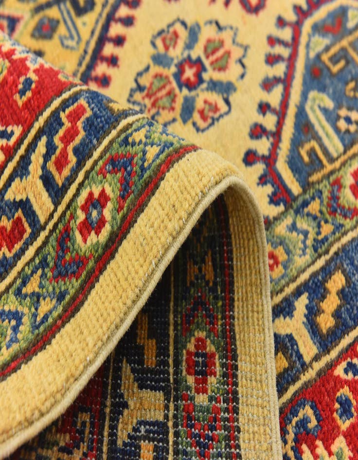Detail image of  6' x 9' 11  Hand Knotted Kazak Rug