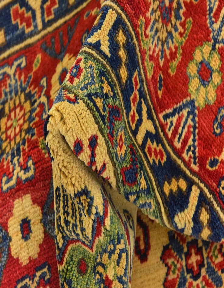 Detail image of  6' x 9' 11  Hand Knotted Kazak Rug