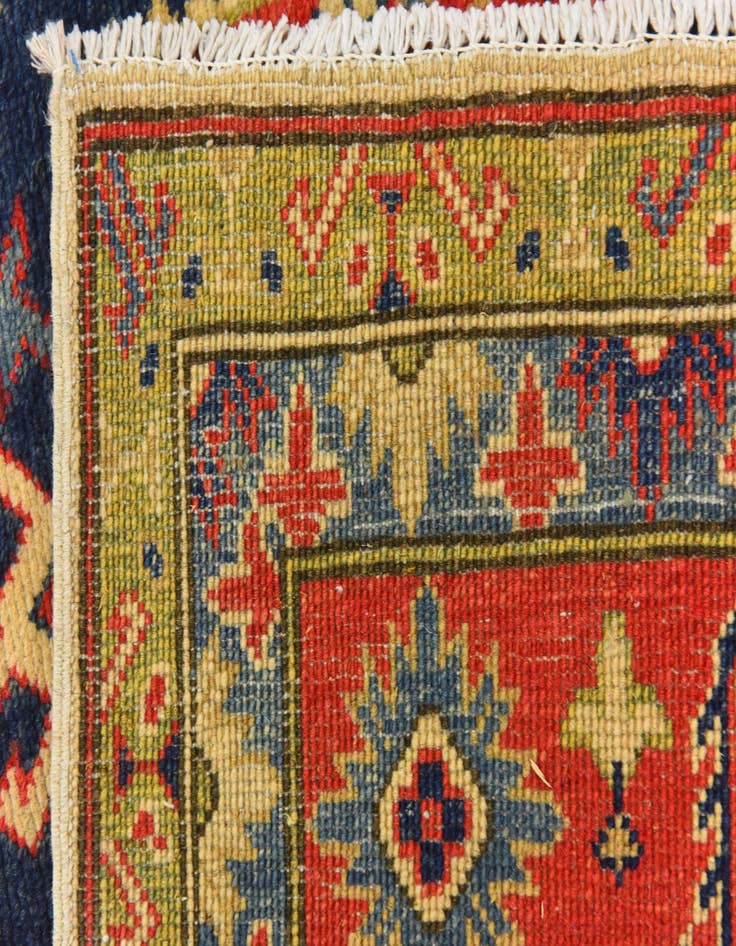 Detail image of  6' 5 x 9' 9  Hand Knotted Kazak Rug