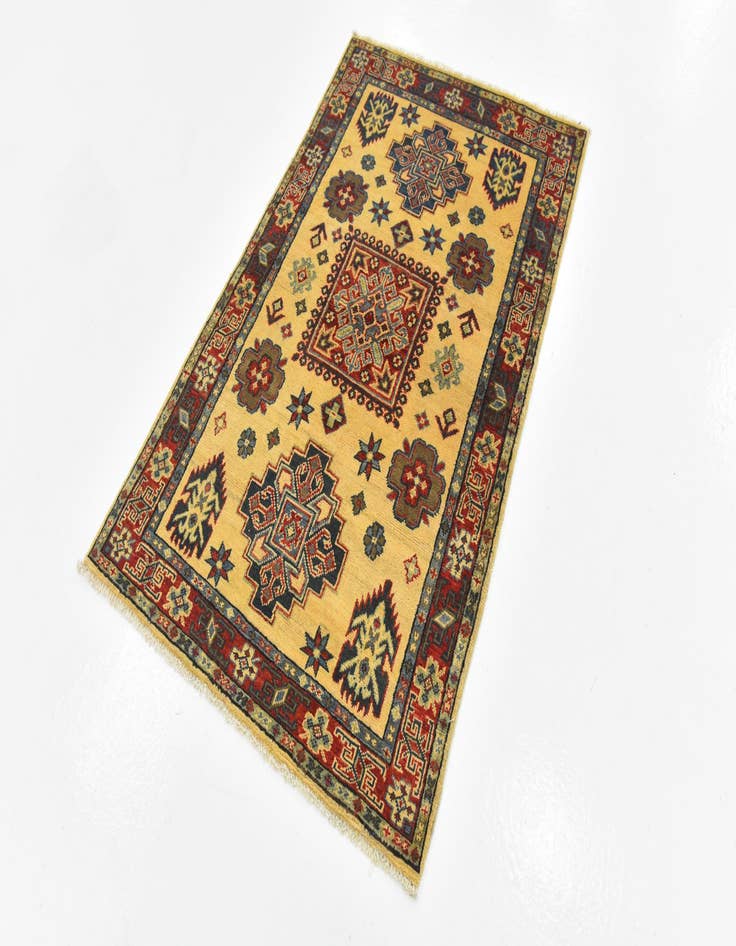 Detail image of  3' 1 x 4' 11  Hand Knotted Kazak Rug