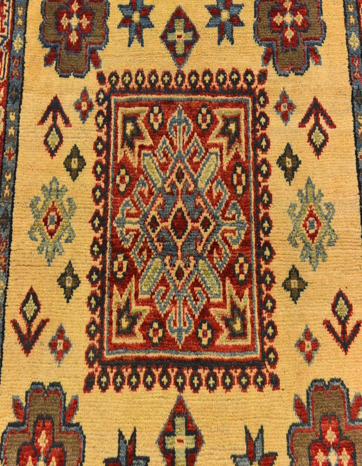 Detail image of  3' 1 x 4' 11  Hand Knotted Kazak Rug