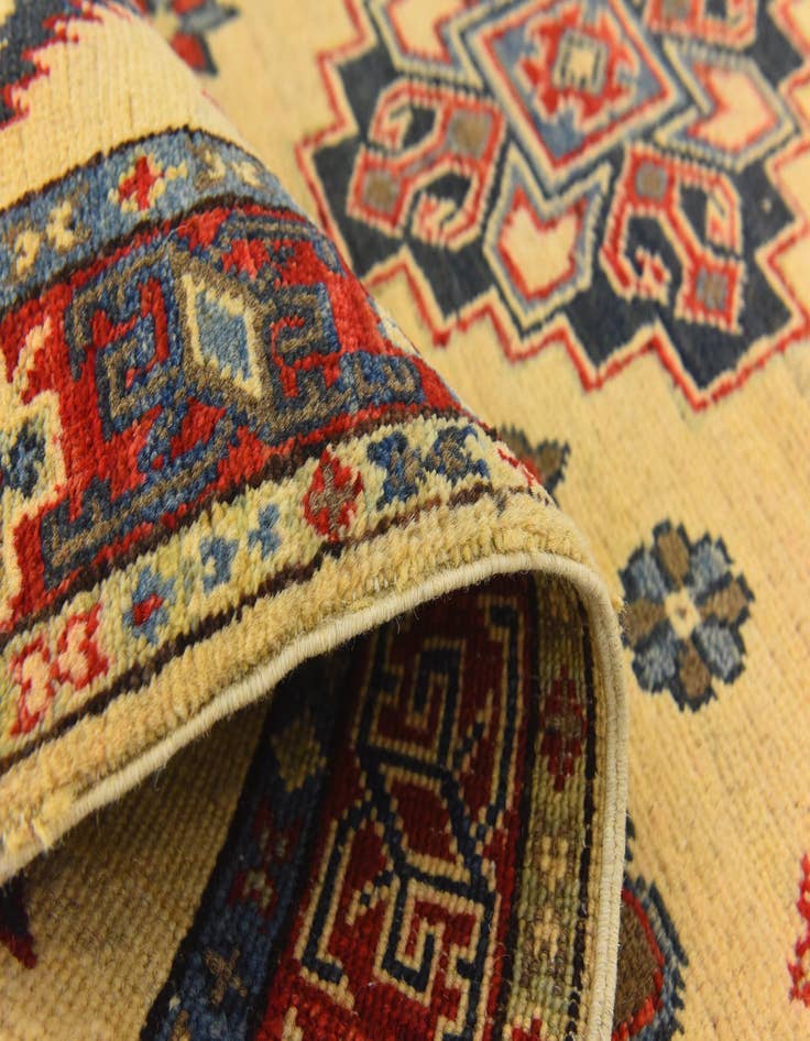 Detail image of  3' 1 x 4' 11  Hand Knotted Kazak Rug