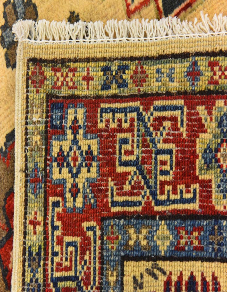 Detail image of  3' 1 x 4' 11  Hand Knotted Kazak Rug