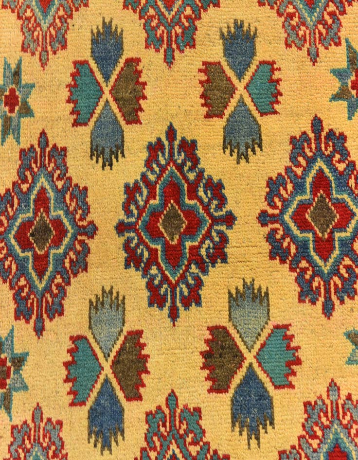 Detail image of  3' 3 x 4' 8  Hand Knotted Kazak Rug
