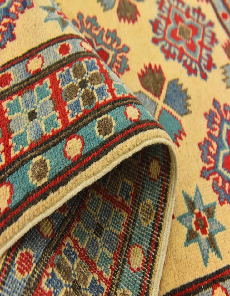 Detail image of  3' 3 x 4' 8  Hand Knotted Kazak Rug