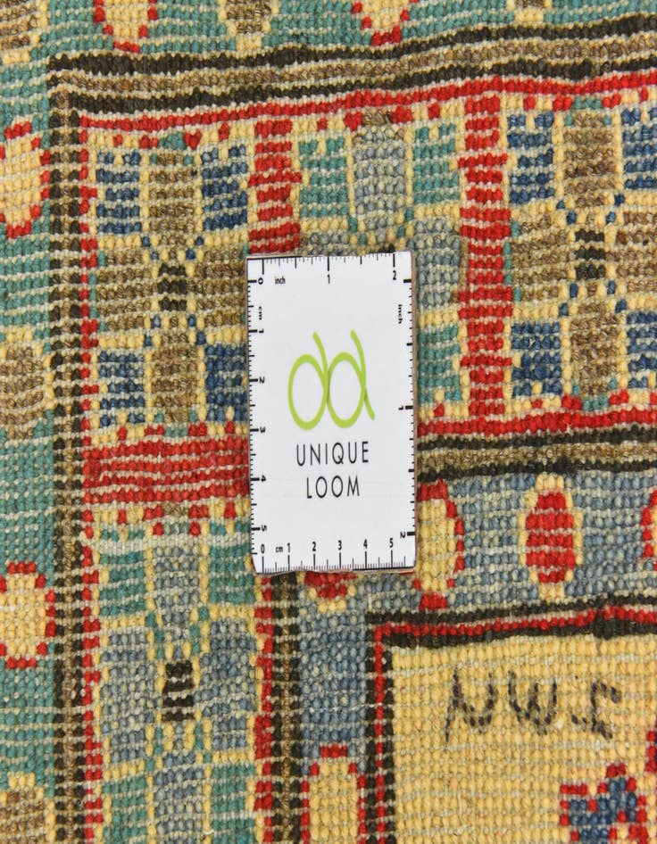 Detail image of  3' 3 x 4' 8  Hand Knotted Kazak Rug