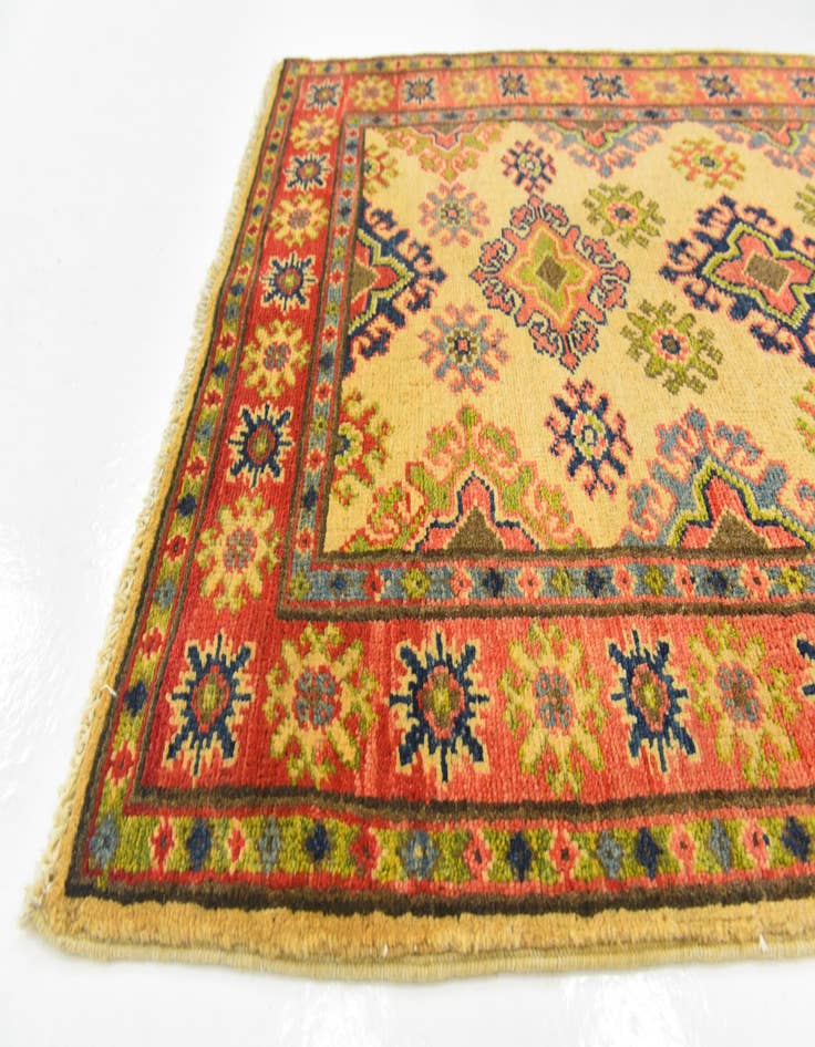 Detail image of  2' 8 x 4' 2  Hand Knotted Kazak Rug
