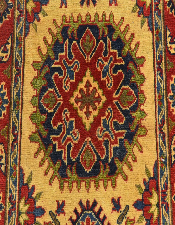 Detail image of  2' 7 x 4' 1  Hand Knotted Kazak Rug