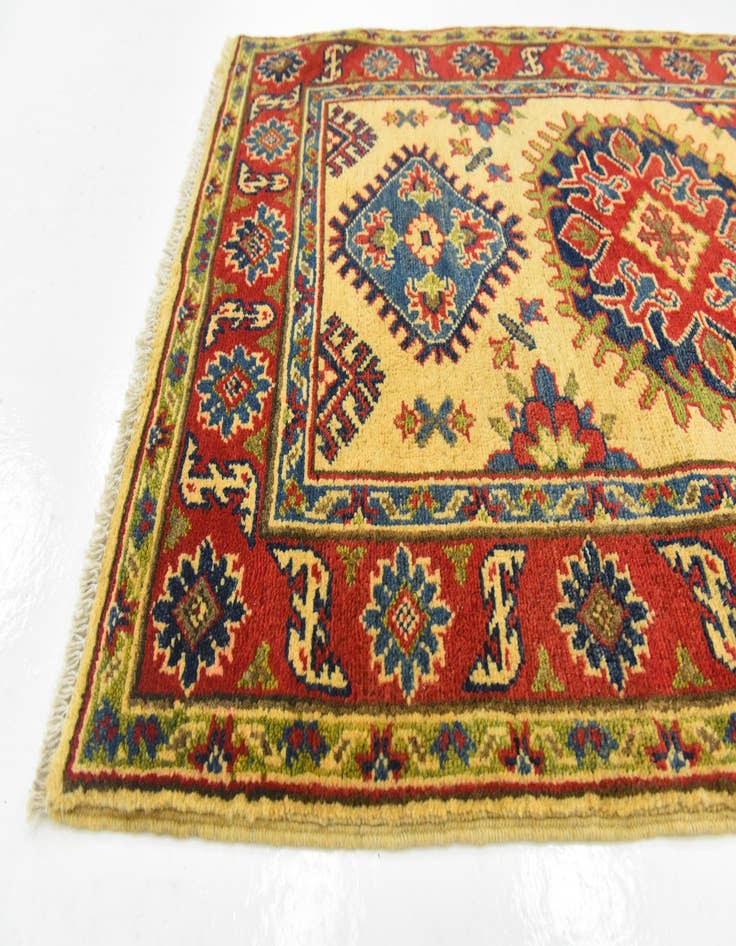 Detail image of  2' 7 x 4' 1  Hand Knotted Kazak Rug