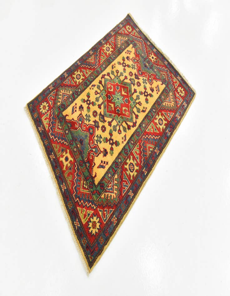 Detail image of  2' 10 x 3' 10  Hand Knotted Kazak Rug