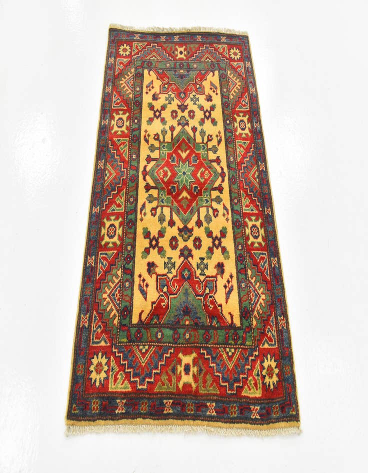 Detail image of  2' 10 x 3' 10  Hand Knotted Kazak Rug