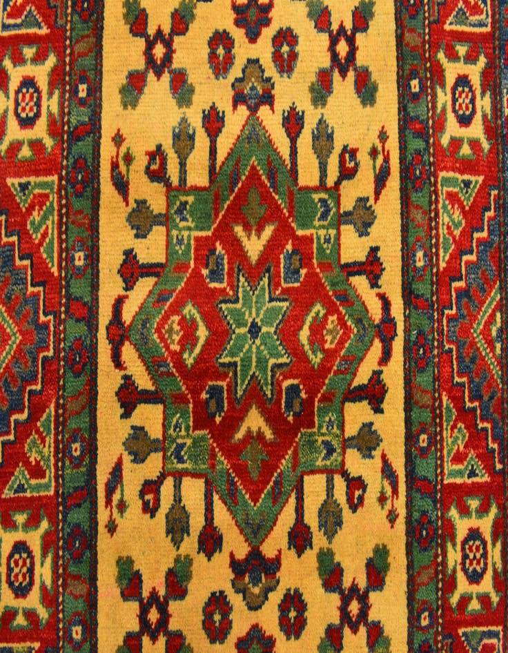 Detail image of  2' 10 x 3' 10  Hand Knotted Kazak Rug