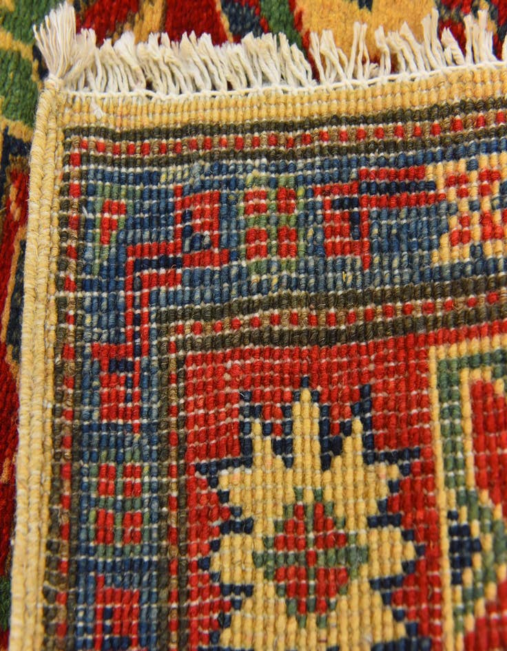 Detail image of  2' 10 x 3' 10  Hand Knotted Kazak Rug