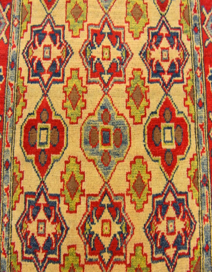 Detail image of  2' 10 x 4' 3  Hand Knotted Kazak Rug