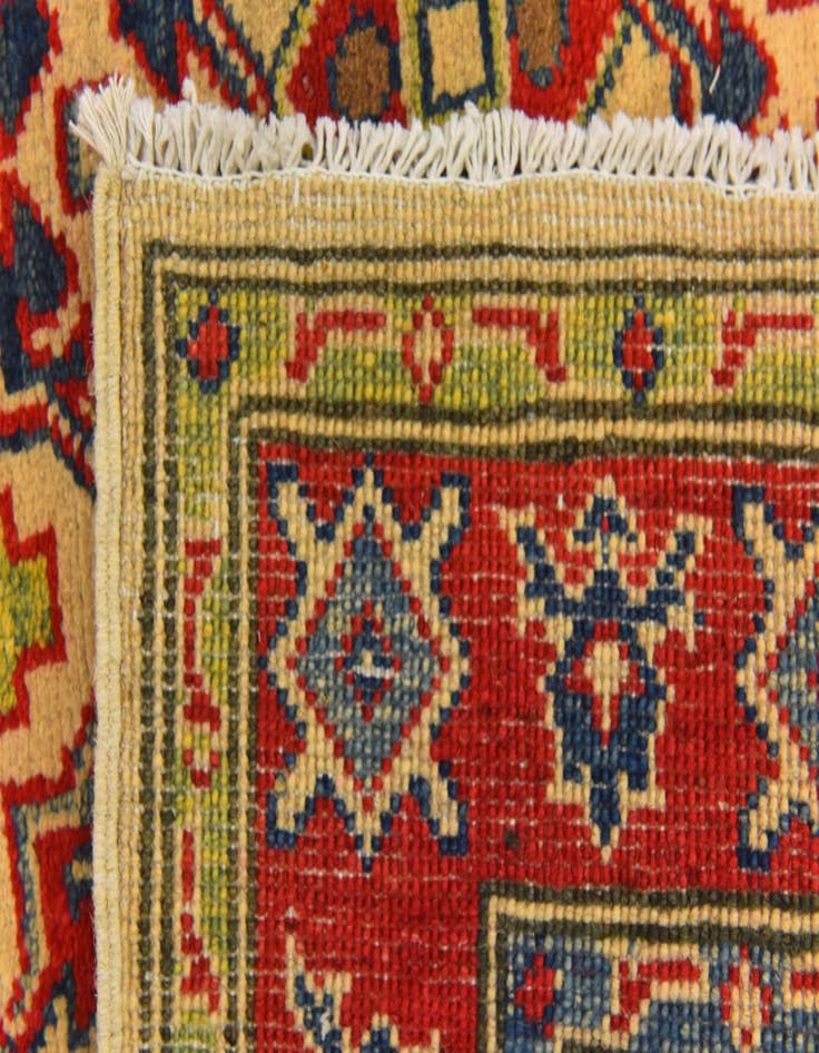 Detail image of  2' 10 x 4' 3  Hand Knotted Kazak Rug