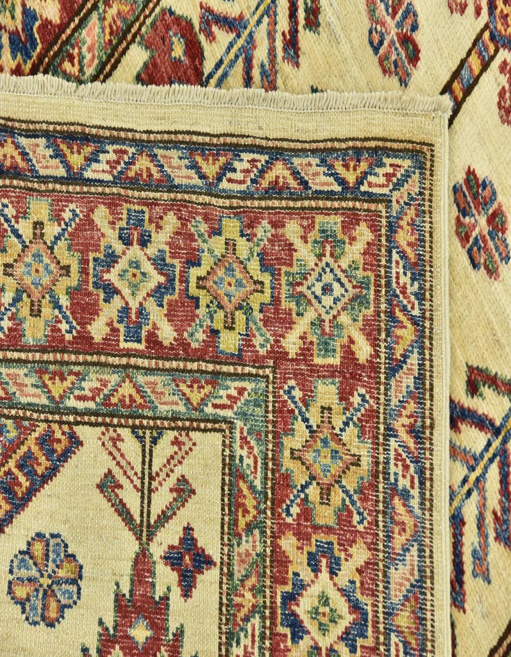 Detail image of  2' 9 x 4'  Hand Knotted Kazak Oriental Rug