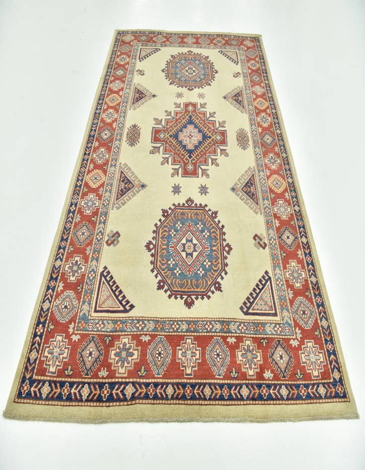 Detail image of  6' 2 x 9' 3  Hand Knotted Kazak Rug