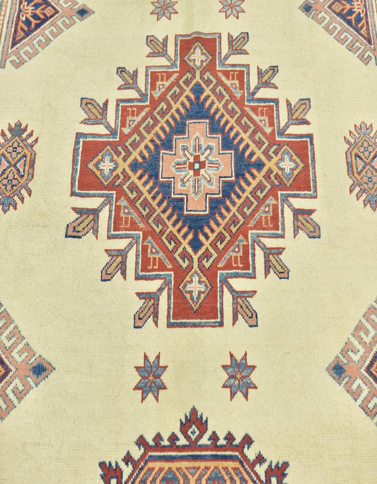 Detail image of  6' 2 x 9' 3  Hand Knotted Kazak Rug