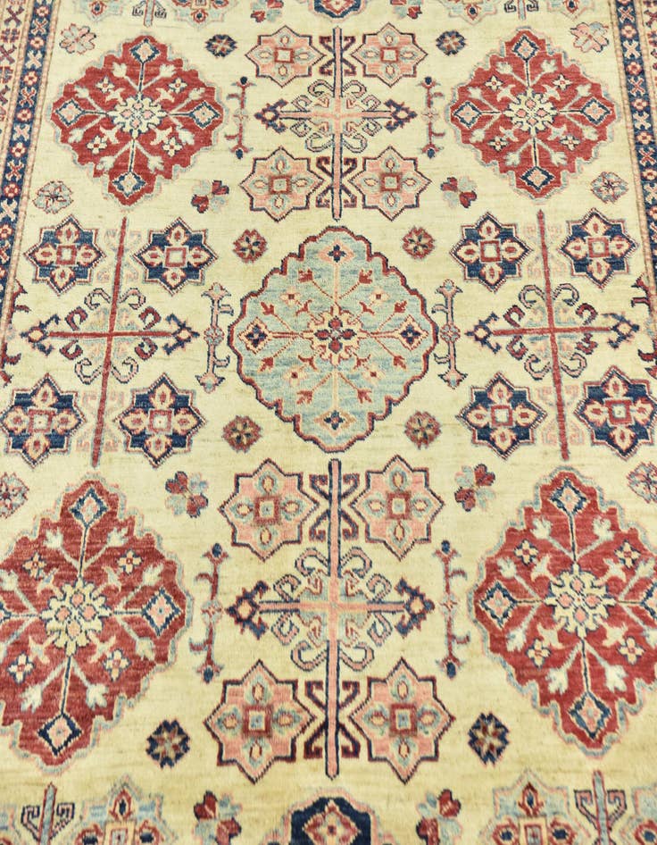 Detail image of  6' 6 x 10'  Hand Knotted Kazak Oriental Rug