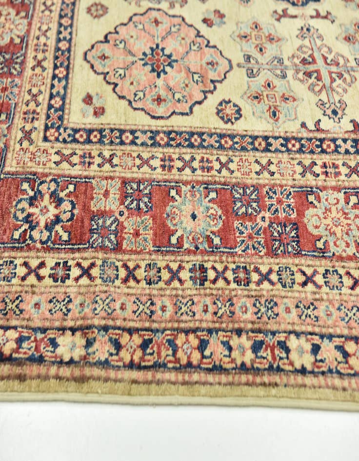 Detail image of  6' 6 x 10'  Hand Knotted Kazak Oriental Rug