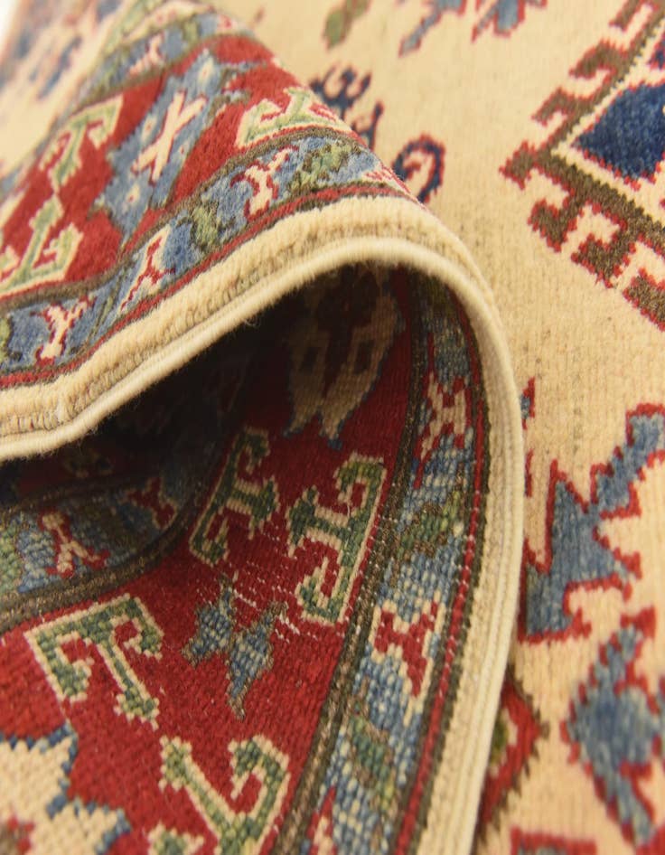 Detail image of  3' 11 x 5' 9  Hand Knotted Kazak Rug