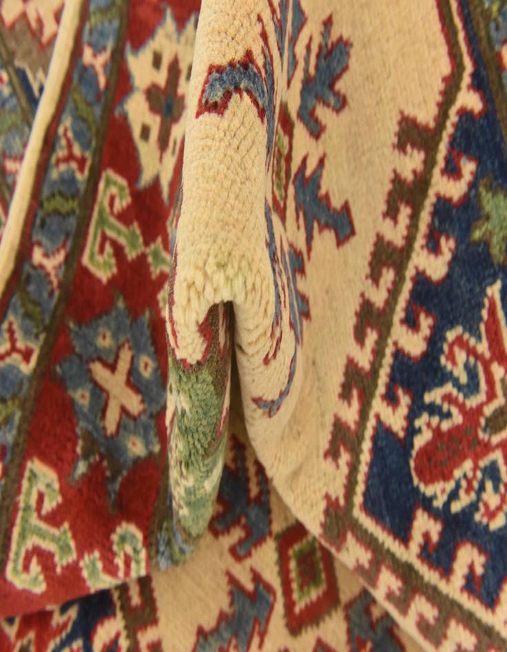 Detail image of  3' 11 x 5' 9  Hand Knotted Kazak Rug
