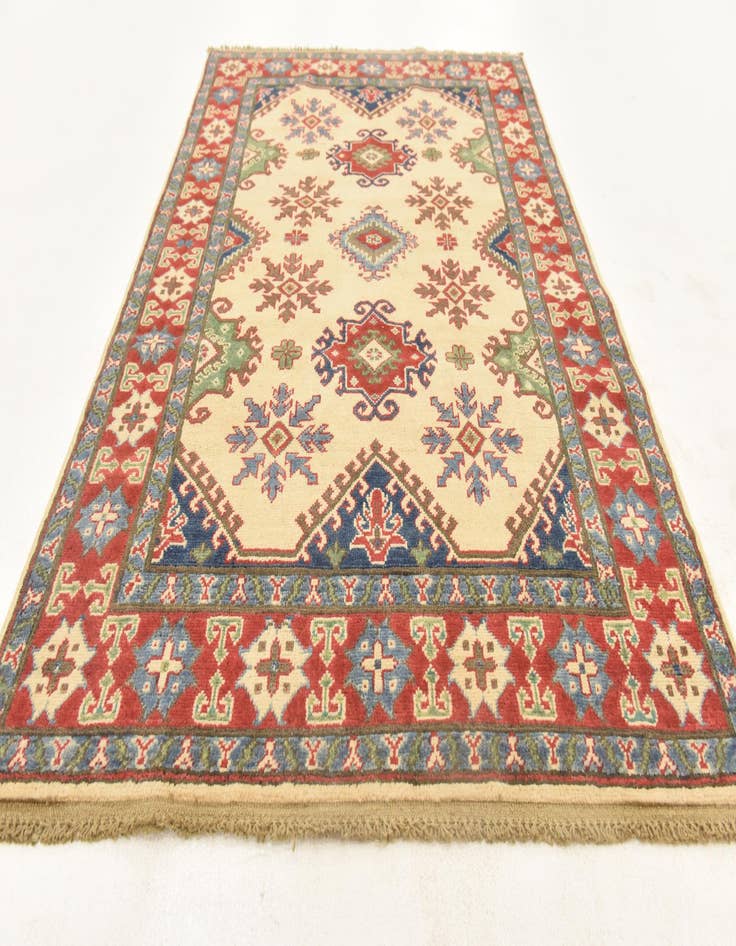 Detail image of  3' 11 x 5' 9  Hand Knotted Kazak Rug