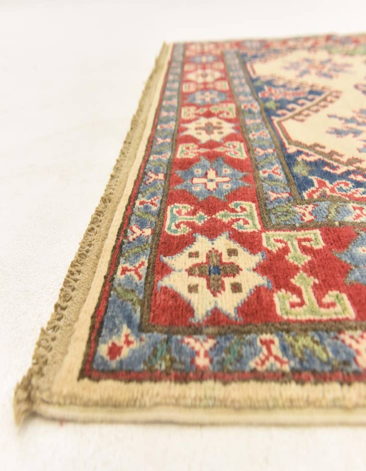 Detail image of  3' 11 x 5' 9  Hand Knotted Kazak Rug