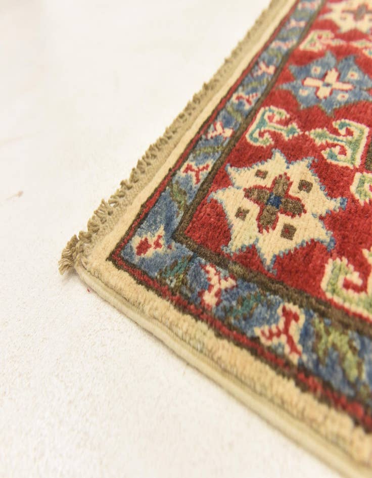 Detail image of  3' 11 x 5' 9  Hand Knotted Kazak Rug